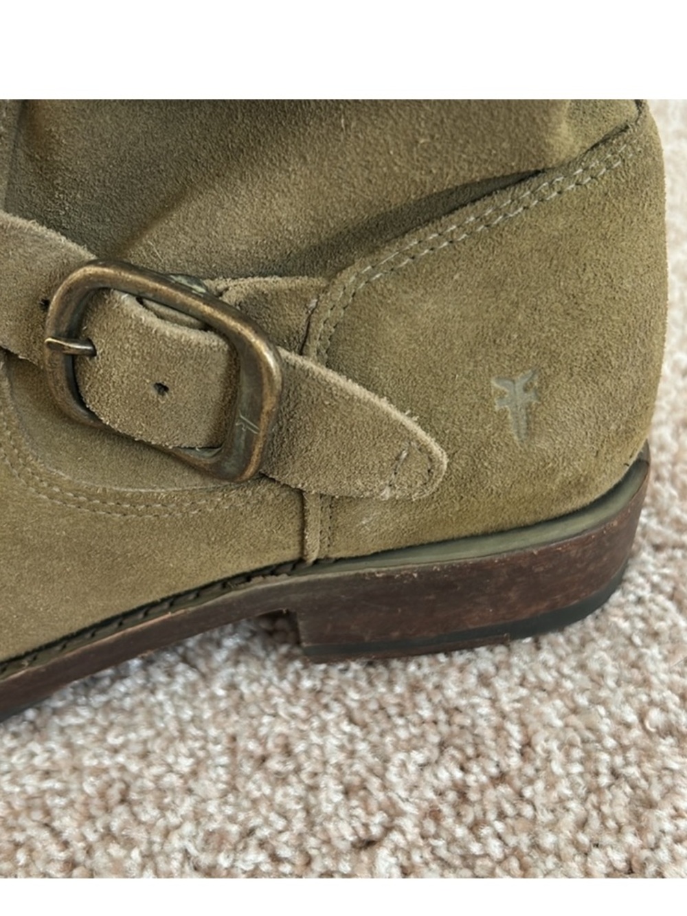 Frye Veronica Suede Boots - Sage sz 8 suede - Picture 6 of 10